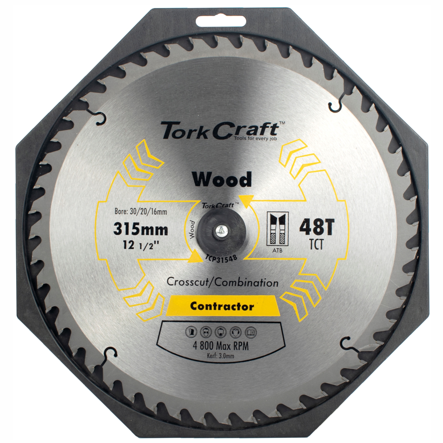 Blade Contractor 315mm X 48t 30mm Bore Circular Saw Tct