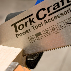 Hand Saw 450mm 7tpi 0.9mm Temp. Blade Abs Handle