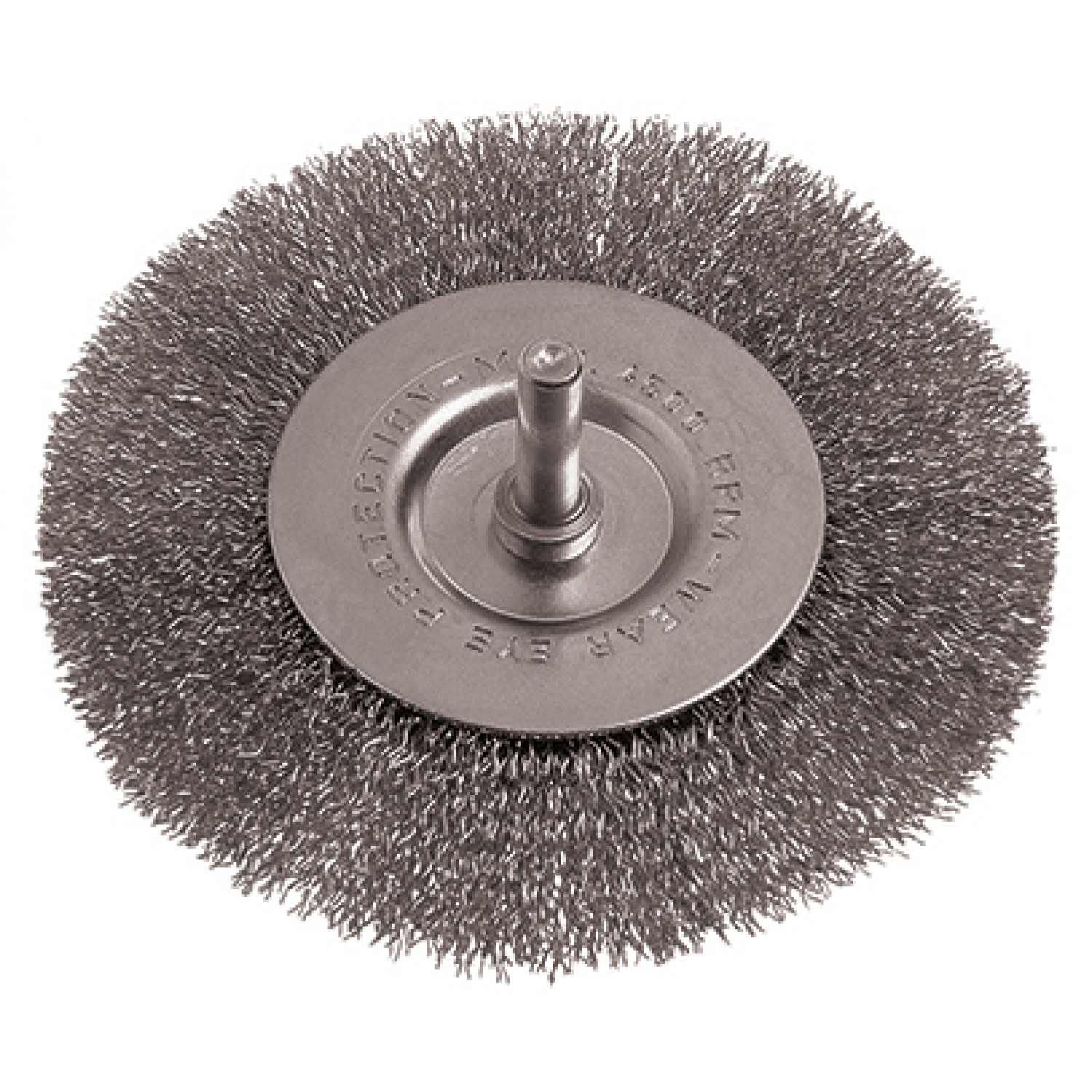 Wire Wheel Brush 100mm 6mm Shaft Stainless Steel