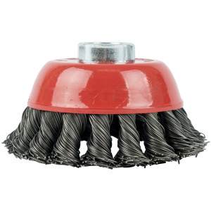 Wire Cup Brush Twisted 100mmxm14 Blister