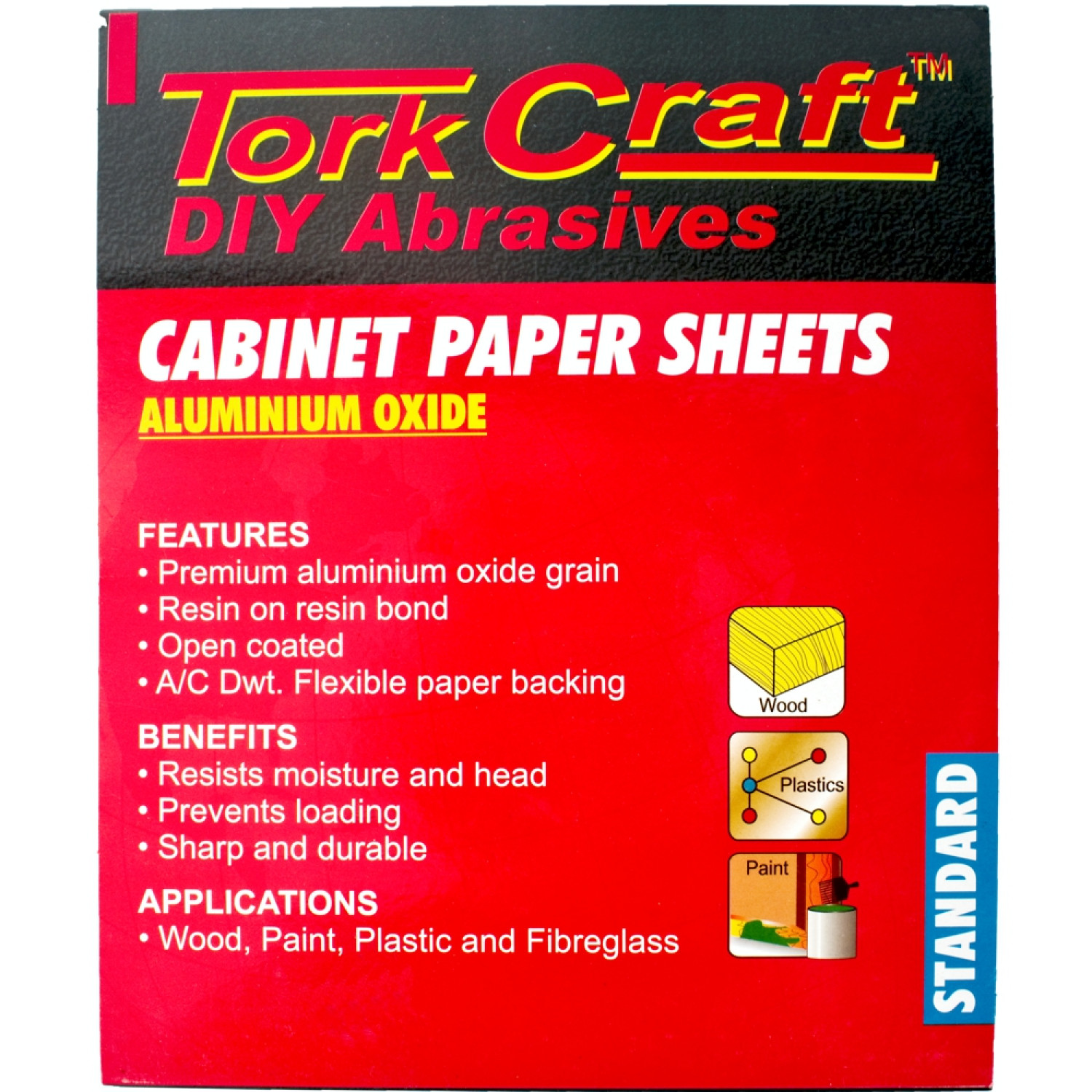 Cabinet Paper 230 X 280 60 Grit 50 Per Pack Std