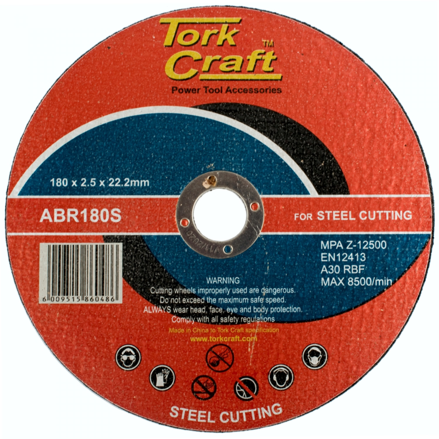 Cutting Disc Steel 180 X 2.5 X 22.22