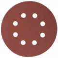 Sanding Disc 125mm 120 Grit With Holes 10/pk Hook And Loop