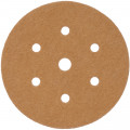 Gold Disc (50 Pieces) 40 Grit 150mm X 6+1 Holes Hook And Loop