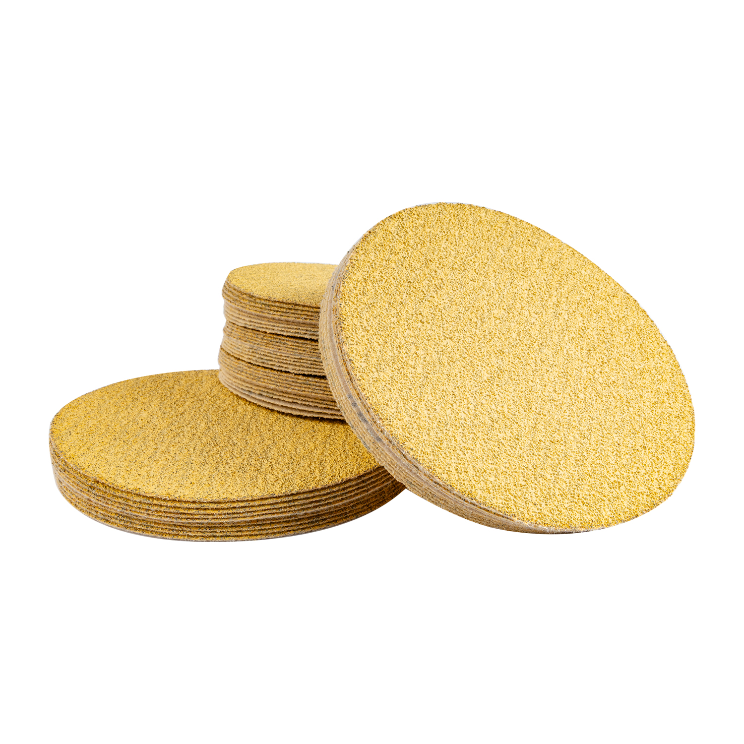 Gold Disc (50 Pieces) 180 Grit 125mm Without Hole Hook And Loop