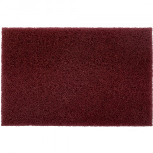 Pad Non Woven Industrial Strength 150 X 230mm Super Fine Maroon 20pc