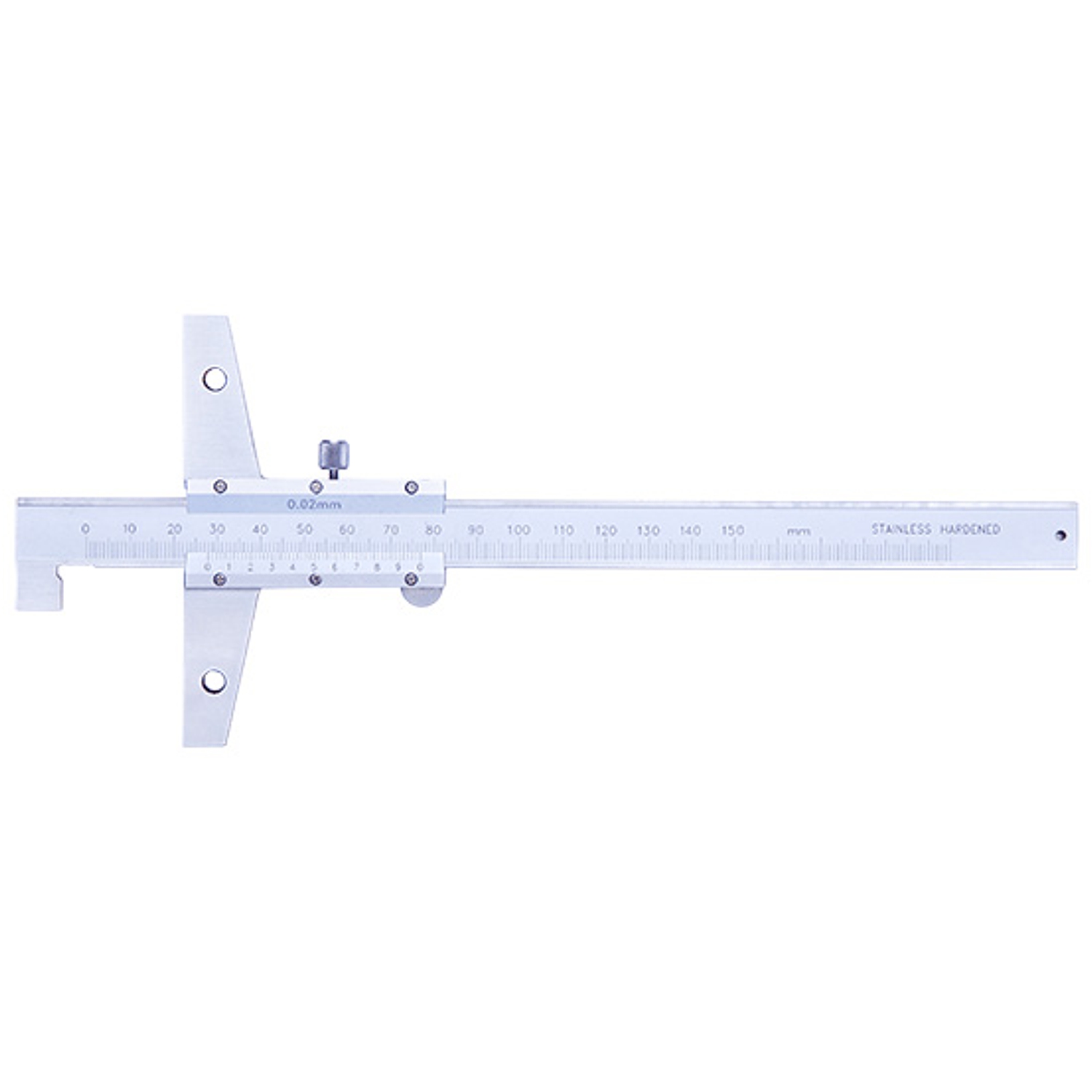 Vernier Hook Depth Gage 0-300mm 0.02mm