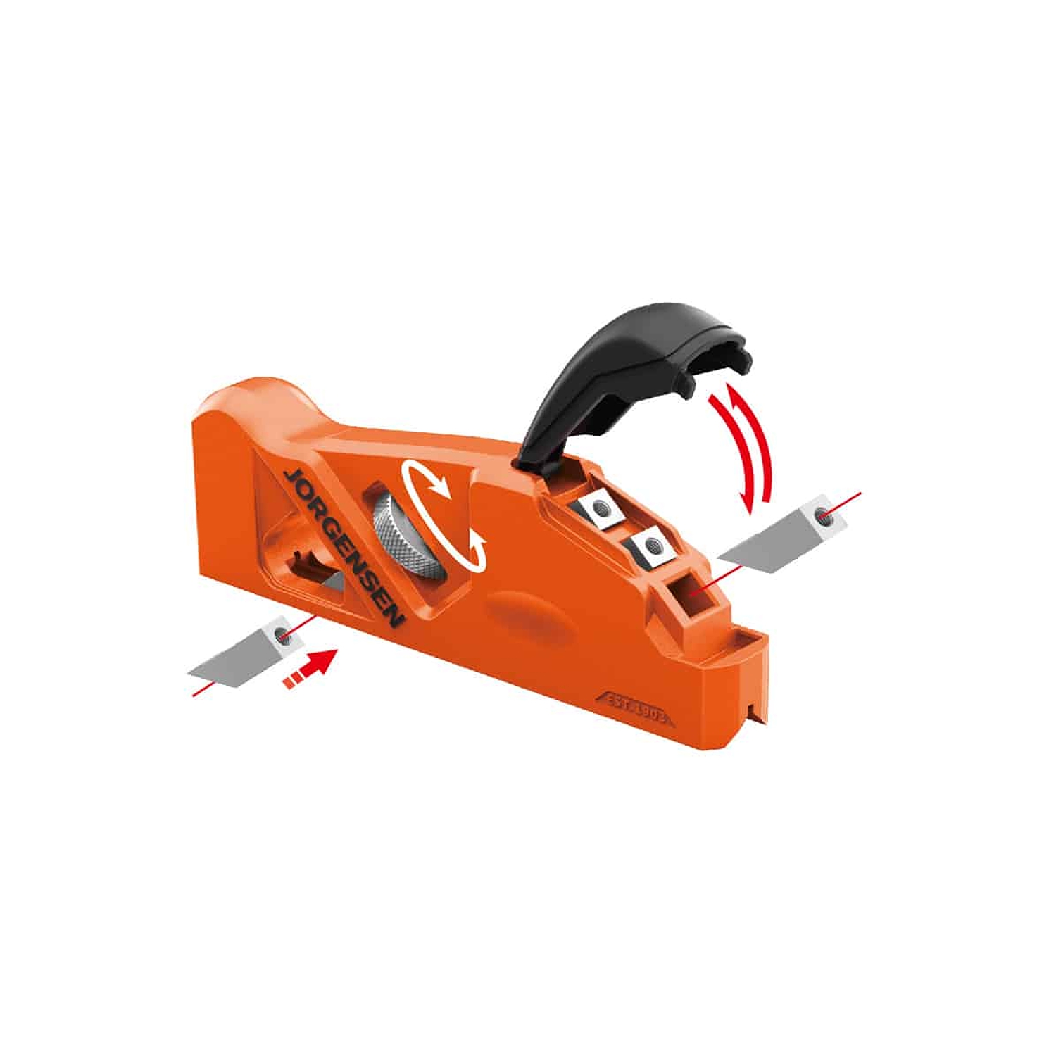 Hand Plane Corner Easing Plane W/45 (degree) Chamfer Blade Jorgens