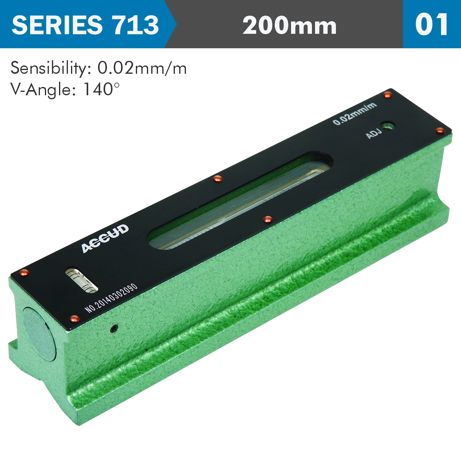 Block Leveler 200mm 140 Deg. Vee Angle