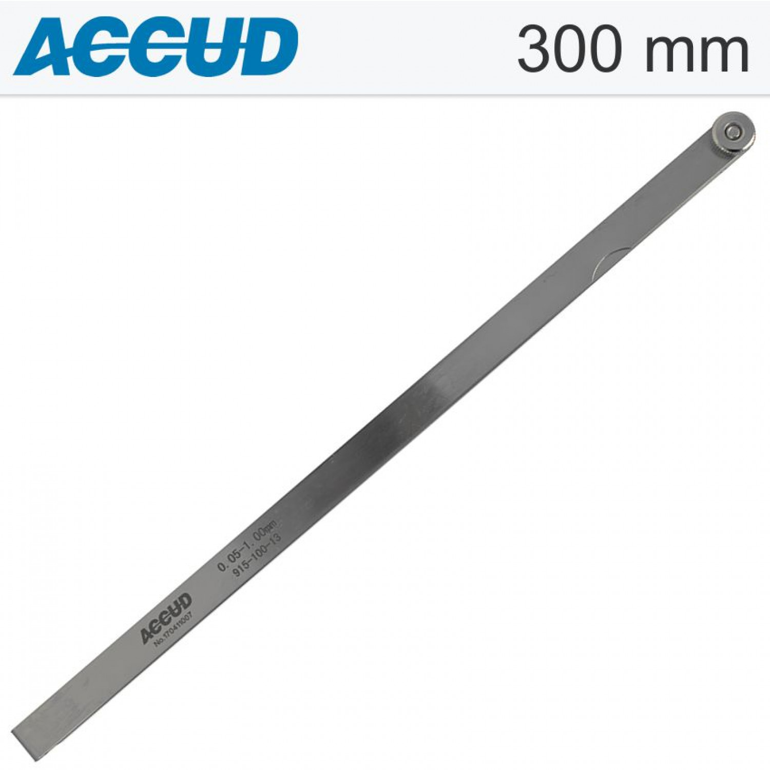 Long Feeler Gauge 300mm 0.05-1.00 13 Leaves Din2275