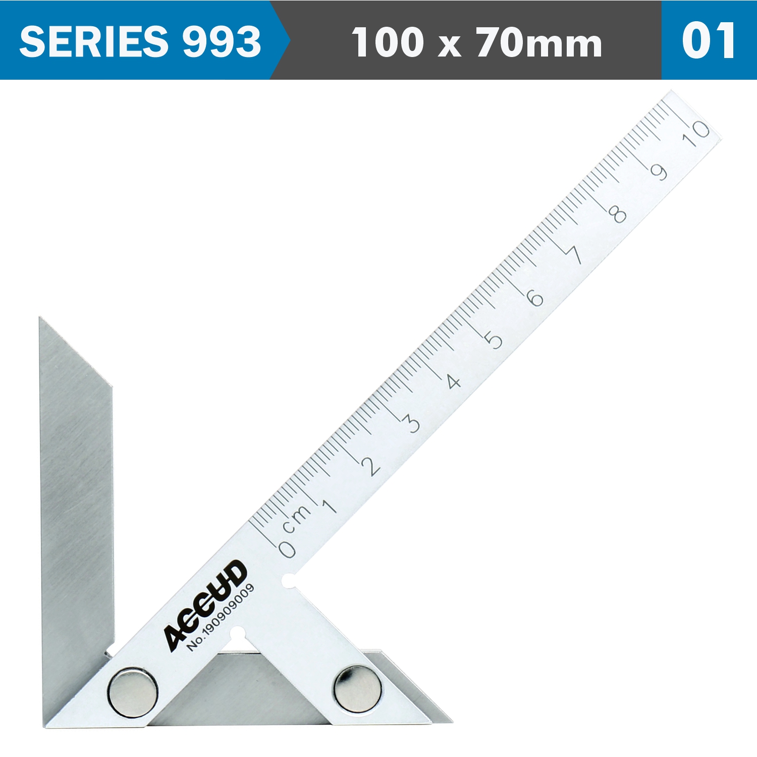 Center Marking Gauge 100x70mm 0.15mm Acc. S/steel