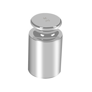 Cylindrical Calibration Weight 2kg Stainless Steel
