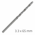 ALPEN Pro Hss 3.3mm Drill Din 338 Rn 135 Split Point Plastic Wallet (