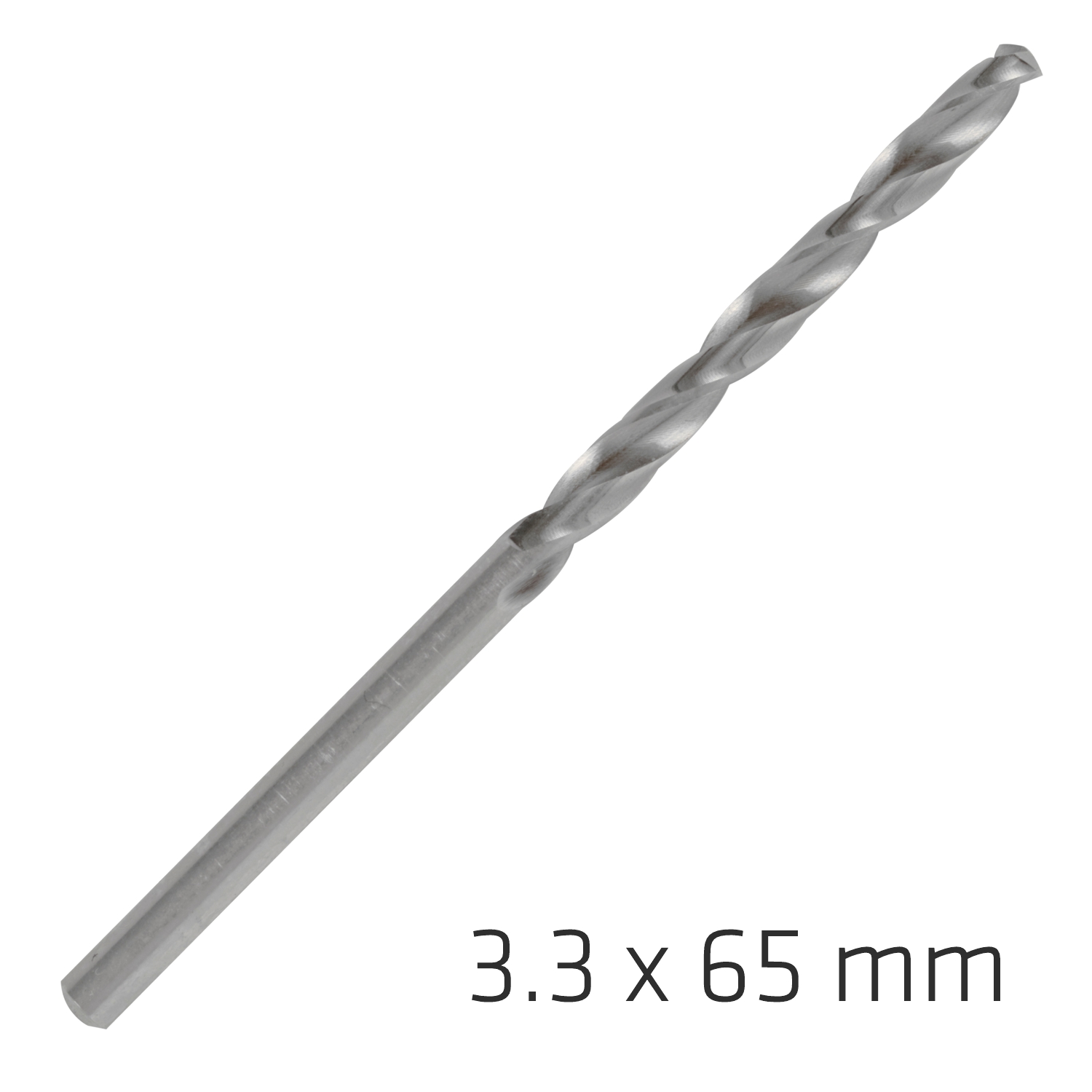 ALPEN Pro Hss 3.3mm Drill Din 338 Rn 135 Split Point Plastic Wallet (