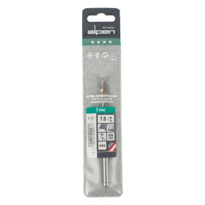 ALPEN Pro Hss 7mm Drill Din 338 Rn 135 Split Point Plastic Wallet