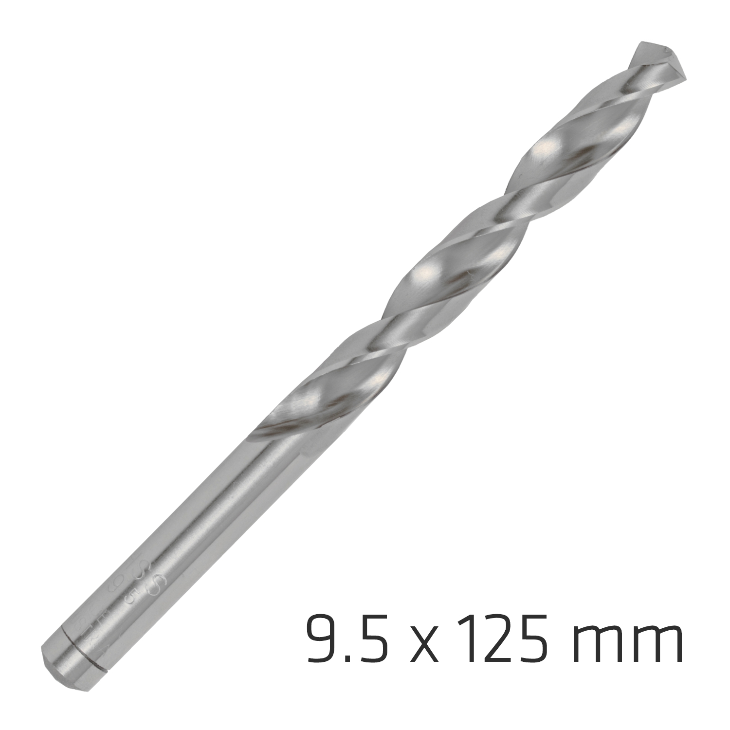 ALPEN Pro Hss 9.5mm Drill Din 338 Rn 135 Split Point Plastic Wallet