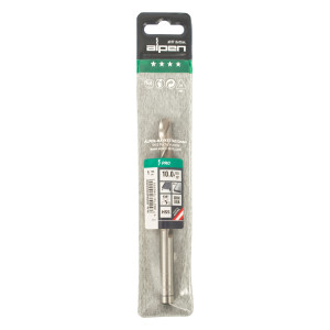 ALPEN Pro Hss 10mm Drill Din 338 Rn 135 Split Point Plastic Wallet