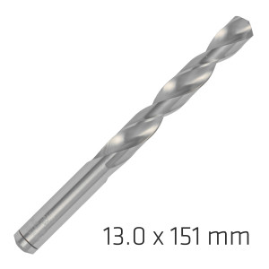 ALPEN Pro Hss 13mm Drill Din 338 Rn 135 Split Point Plastic Wallet