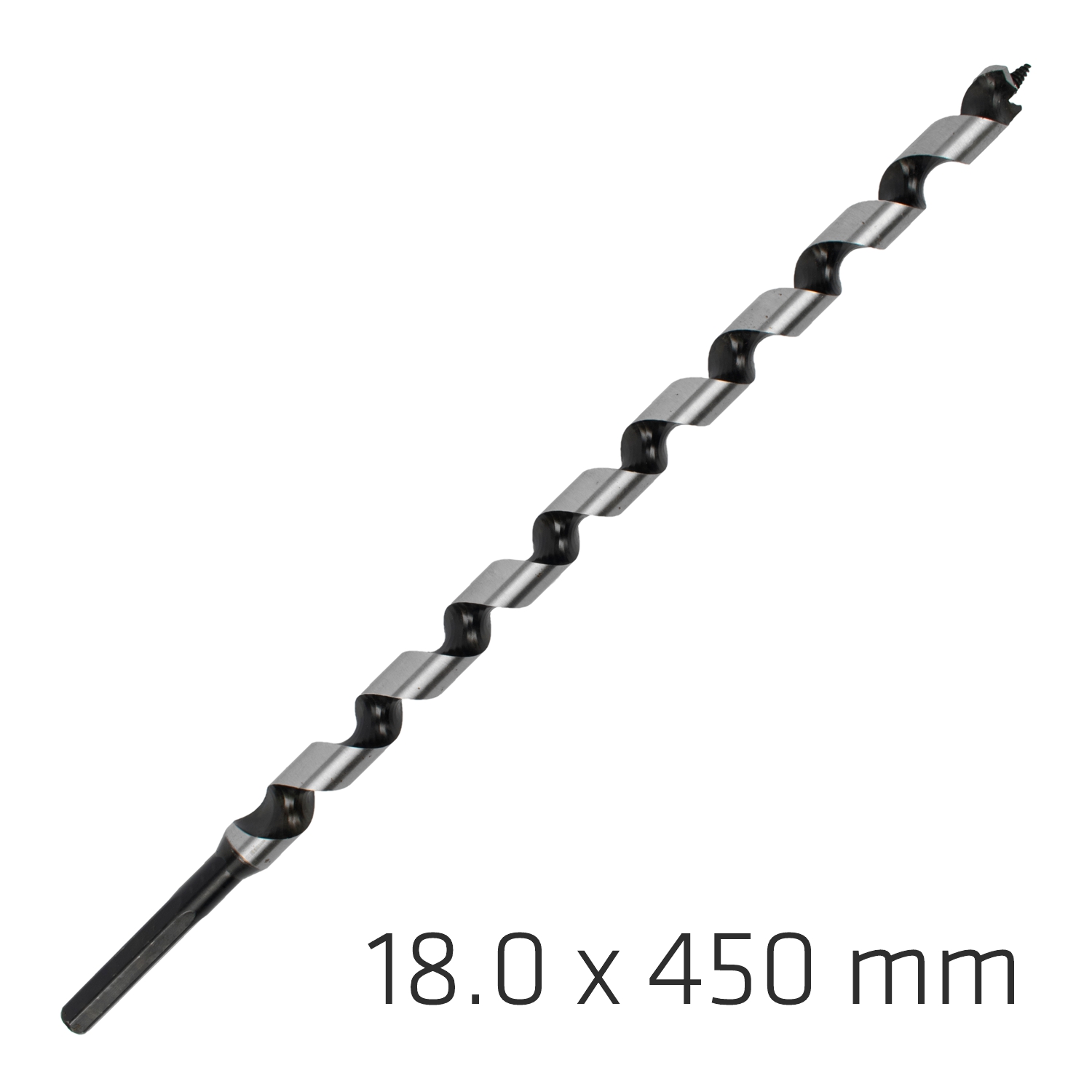 Wood Auger Drill Bit 18 X 450mm