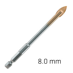 Glass And Tile Drill Bit 8mm