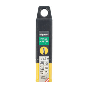 Hss Sprint Master 6.0mm 10-pack Hang Tag Din 338 ALPEN Drill Bits