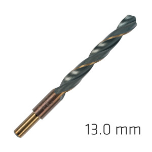Hss Sprint Master 13.0mm Red Shank 9.5mm X1 Sleeved Din338 ALPEN Drill