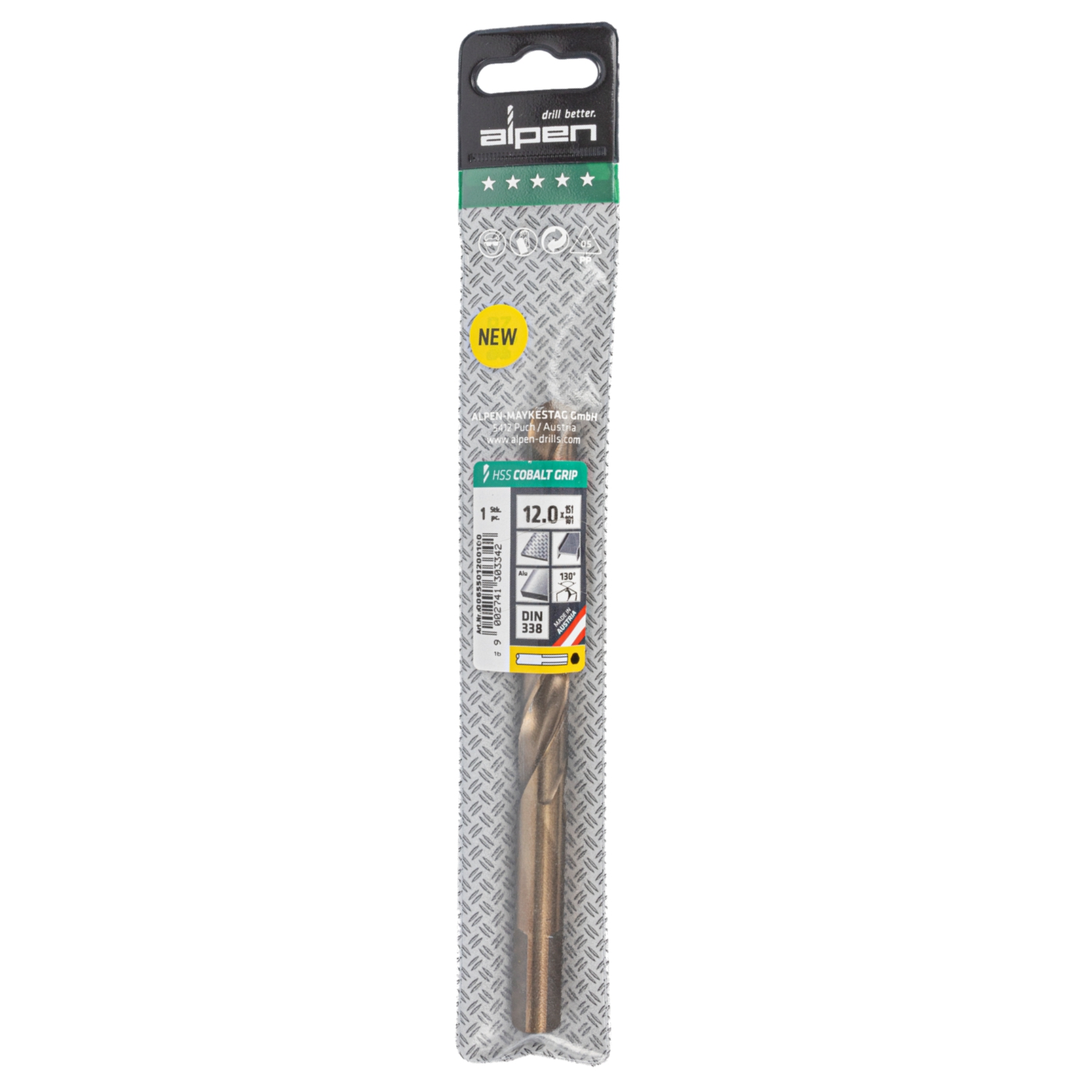 Hss Cobalt 12.0 Plw Grip 3-sided