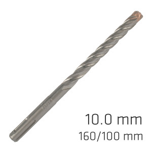 Force X 10.0 X160/100 Sds-plus Rebar Drill Bit X4 Cutting Edges - Bulk