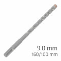 Force X 9.0 X 160/100 Sds-plus Rebar Drill Bit X4 Cutting Edges