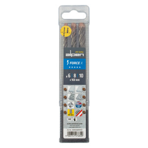 Force X Sds Set 3 Pcs 6/8/10 Mm X 160