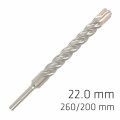 Force X 22.0 X 250/200 Sds-plus Rebar Drill Bit X4 Cutting Edges