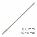 Force X 8.0 X 310/250 Sds-plus Rebar Drill Bit X4 Cutting Edges