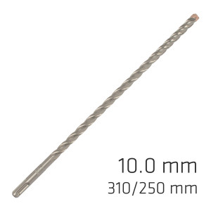 Force X 10.0 X 310/250 Sds-plus Rebar Drill Bit X4 Cutting Edges