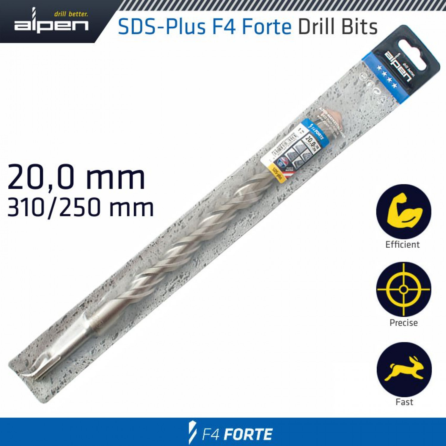 Sds Plus Drill Bit 310 X 250 20.0mm
