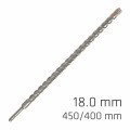Force X 18.0 X 450/400 Sds-plus Rebar Drill Bit X4 Cutting Edges