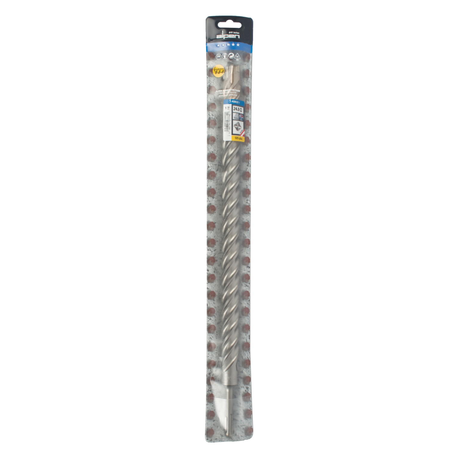 Force X 24.0 X 450/400 Sds-plus Rebar Drill Bit X4 Cutting Edges