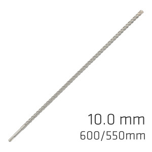 Force X 10.0 X 600/550 Sds-plus Rebar Drill Bit X4 Cutting Edges