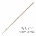 Force X 18.0 X 600/550 Sds-plus Rebar Drill Bit X4 Cutting Edges