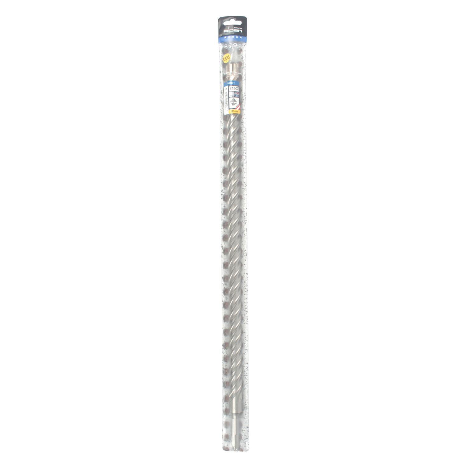 Force X 22.0 X 600/550 Sds-plus Rebar Drill Bit X4 Cutting Edges