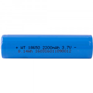Battery 18650 Lithium 2200mah Rechargeable Carded 1pc