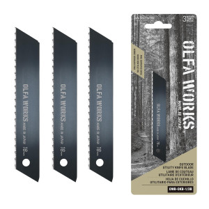 OLFA Outdoor Utility Knife Spare Blade 3pk