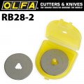 OLFA Blades Rotary Rb28-2 2/pack 28mm