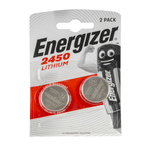 ENERGIZER 2450 Lithium 3v Coint Batery 2 Pack (moq 12)