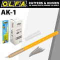 OLFA Cutter Model Ak-1 Art Knife X25 Spare Blades