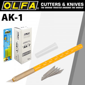 OLFA Cutter Model Ak-1 Art Knife X25 Spare Blades