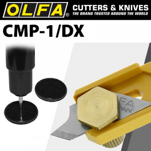 OLFA Compass Cutter With Ratchet & 10 Spare Blades