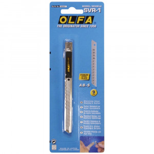 OLFA Model Svr-1 Stainless Steel Cutter Snap Off Knife 9mm