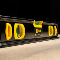 Spirit Level Beam 600mm X 1.6mm 3 X Vial 0.5mm Accur. Alum.