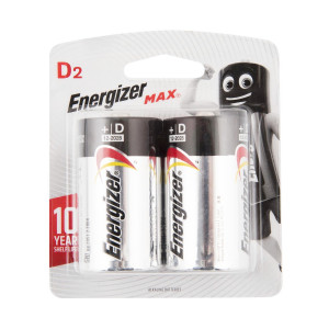 Max D Battery-2pack (moq6) ENERGIZER
