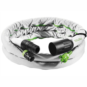 FESTOOL D 27/22x5m-as-gq/ct Suction Hose In Protective Sleeve With Power Cable